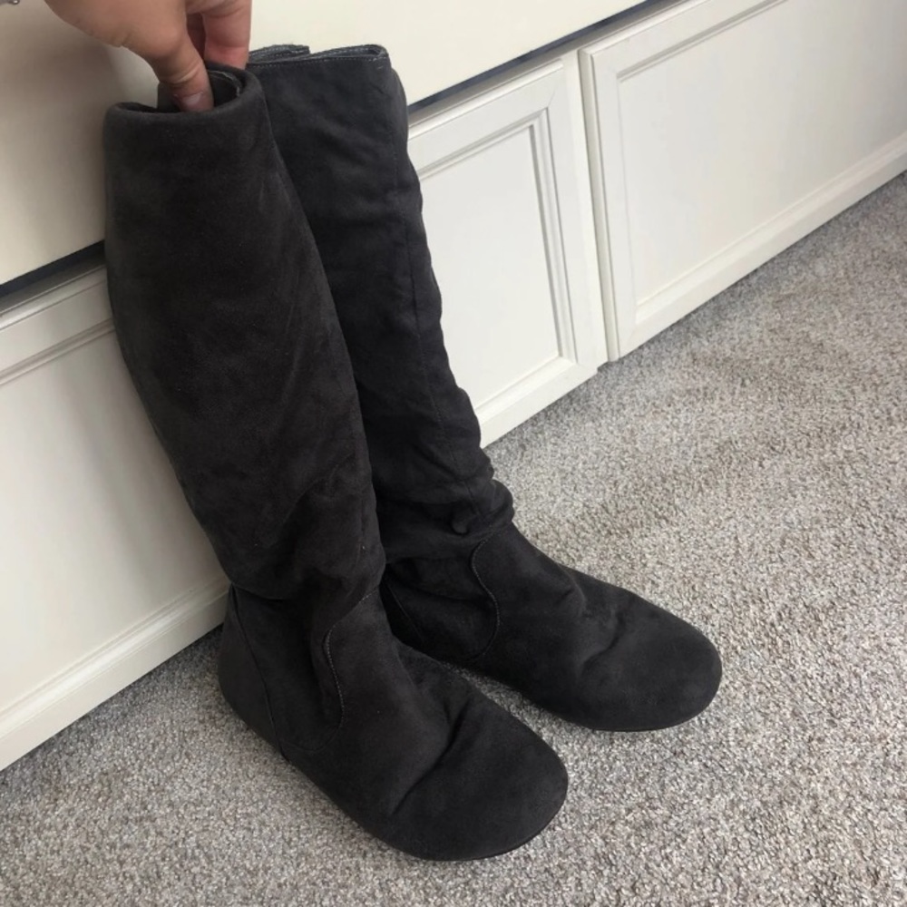 Gray Boots